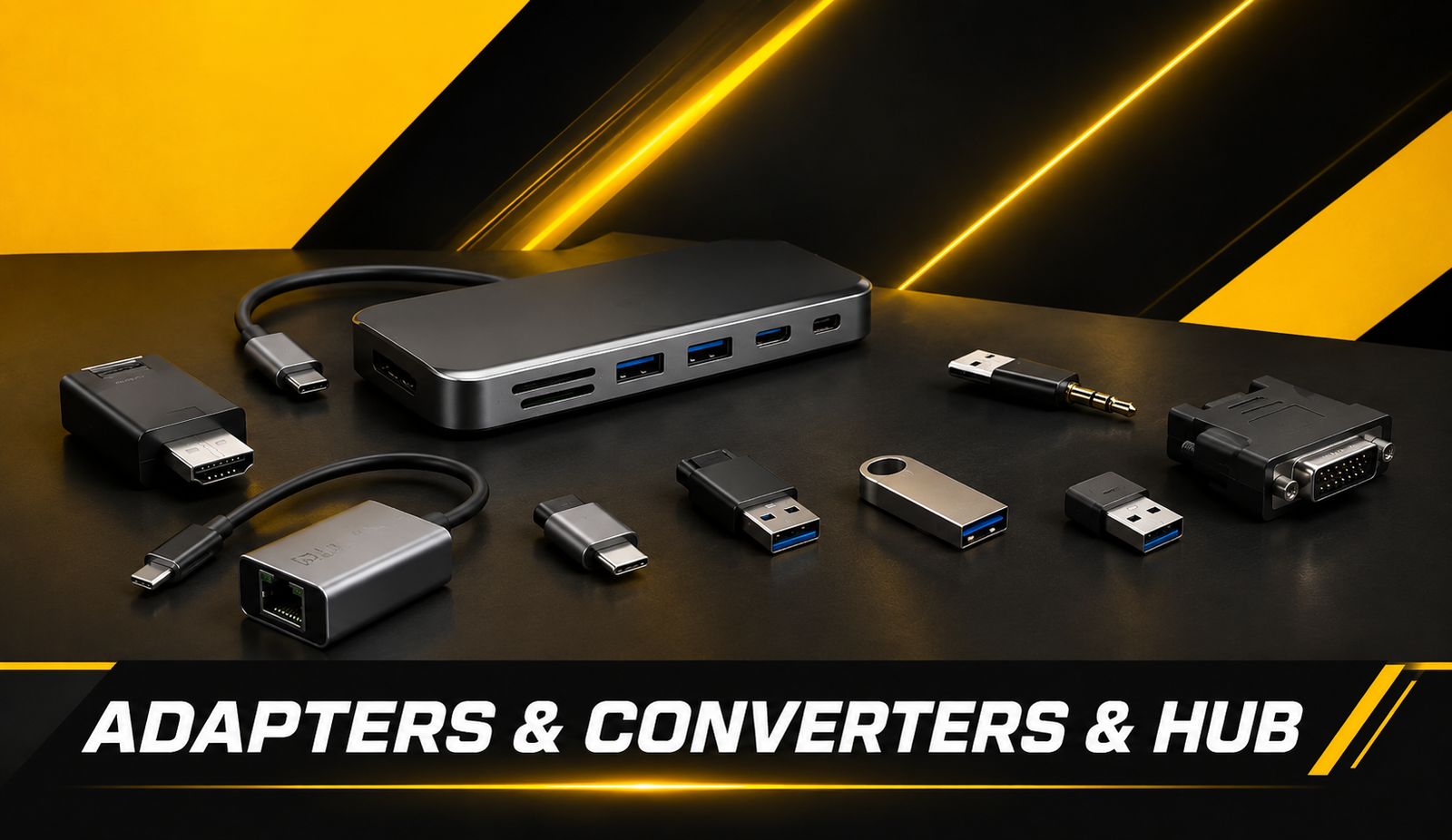 ADAPTERS / CONVERTERS / HUB
